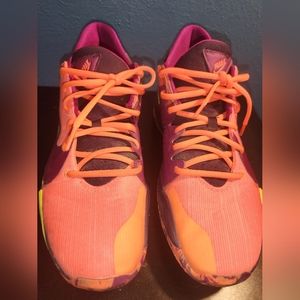 Nike Zoom Freak 2 Bright Mango/Red Plum-Volt-Grand Purple 